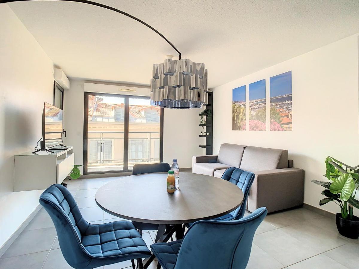 2P Cannes Centre-Ville Terrasse المظهر الخارجي الصورة
